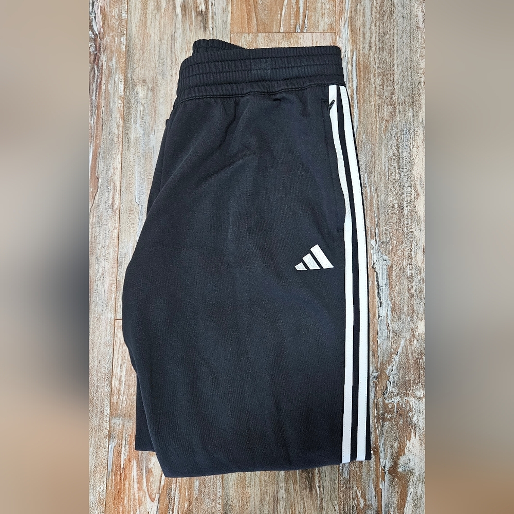 Adidas Black Mens Tracksuit Bottoms
